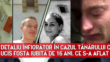 Detaliu infiorator in cazul tanarului care si-a ucis fosta iubita de 16 ani. Ce s-a aflat astazi