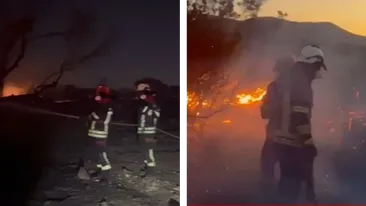 E stare de alertă în Grecia! Un nou incendiu devastator din cauza caniculei