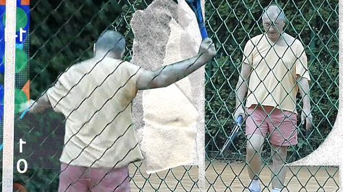 Horațiu Mălăele și-a arătat măiestria pe terenul de tenis