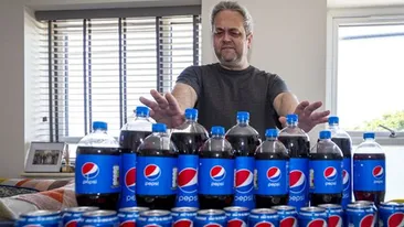 Acest bărbat a băut 20 de cutii de Pepsi, în fiecare zi, timp de 20 de ani. Ireal câte kilograme are acum