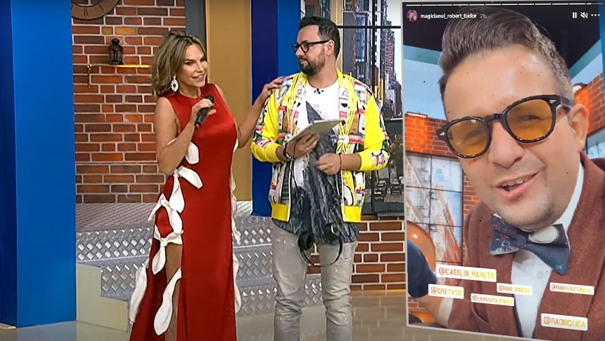 Anna Lesko, gafă în direct la Pro TV. Ce a spus despre trucurile magicianului Robert Tudor și cum a pus-o acesta la punct + “A fost nesimțită și arogantă”