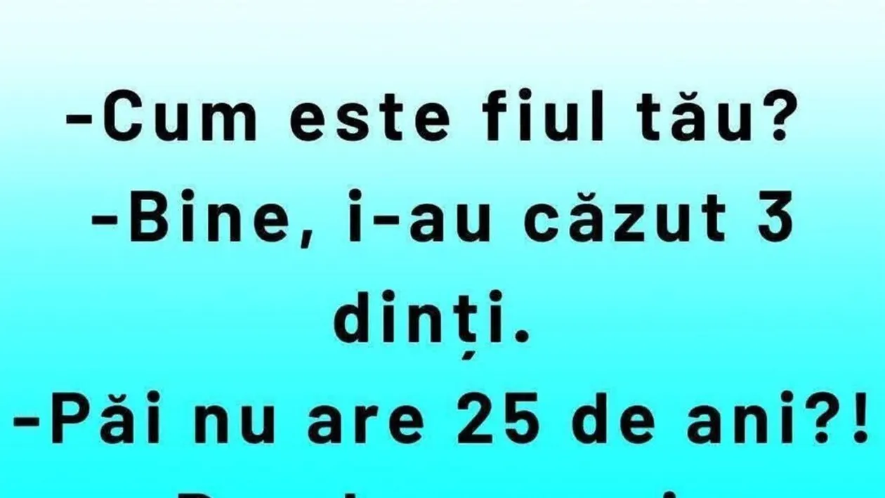 BANCUL ZILEI | Cum este fiul tău?