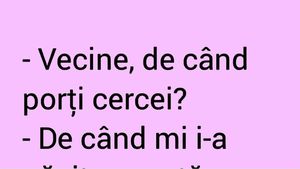 BANCUL ZILEI | "Vecine, de când porți cercei?"