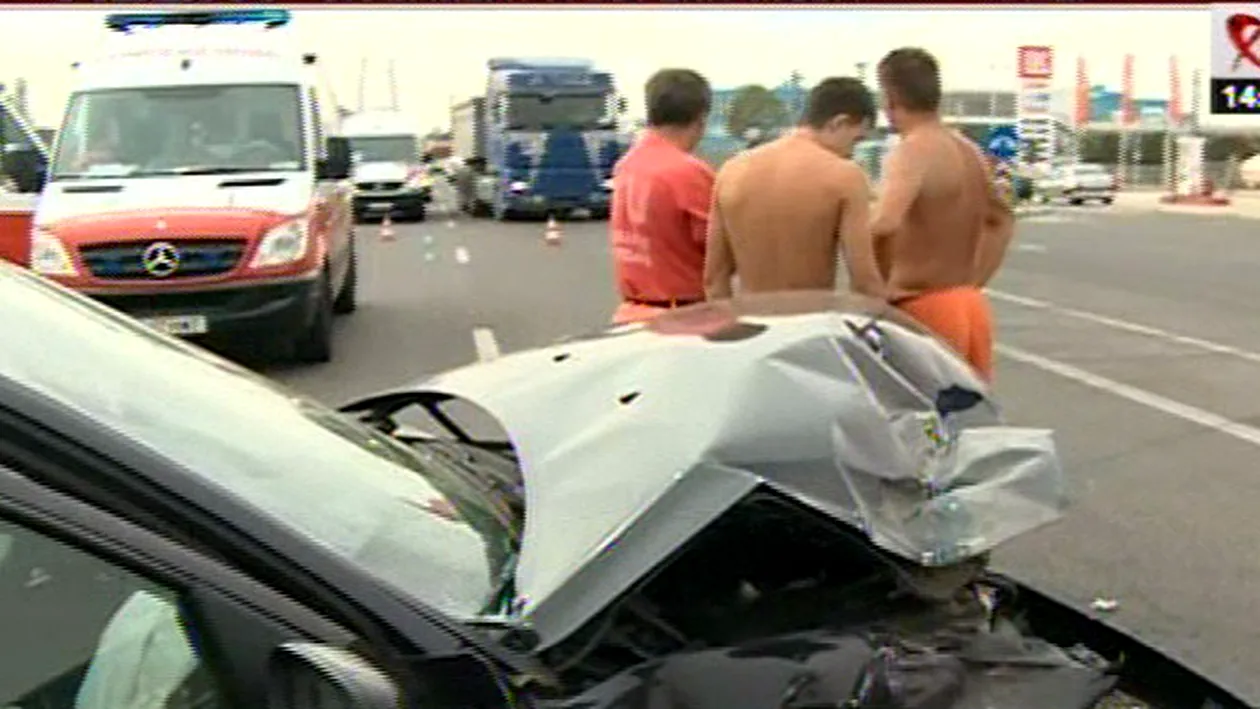 Accident grav pe Centura Capitalei! Un elicopter SMURD preia acum un ranit