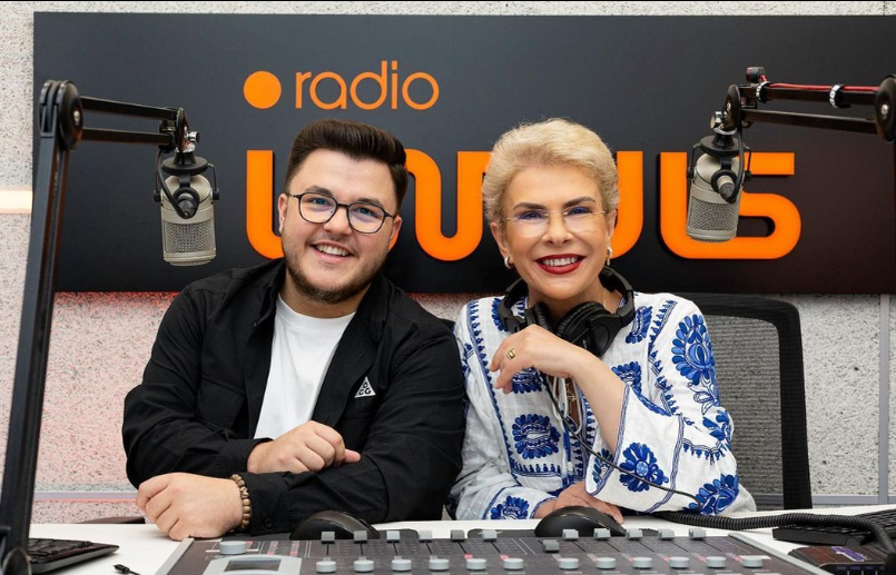 Teo Trandafir și Mihai Hînda, la Radio Impuls / Foto: Instagram