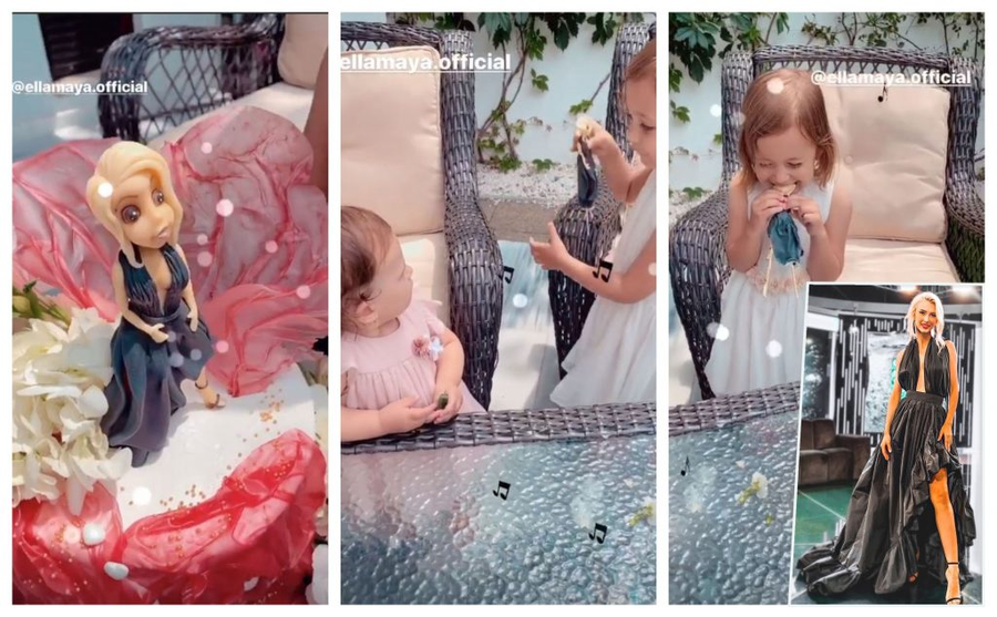 Cu ocazia împlinirii a 36 de ani, Andreea Bălan a respectat tradiția tortului personalizat © Instagram Stories / Facebook
