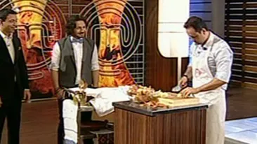 Maruta, pedepsit de juriul de la MasterChef sa taie ceapa! Le-a dat sa manance fasole, ciolan si slanina!