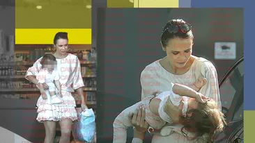 Imagini de colecție cu Magda Pălimariu și băiețelul ei de doar un an! Fosta vedetă PRO TV a revenit în România! L-a drăgălit chiar în parcare!