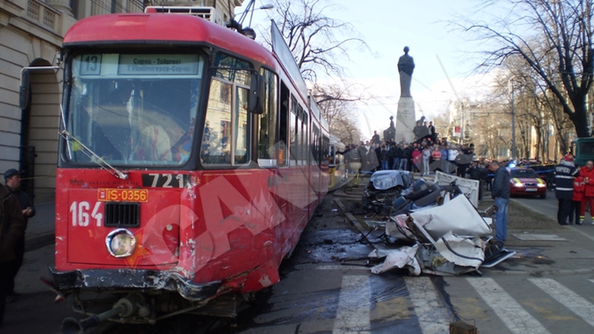 Accident cu repetitie! Un alt tramvai a deraiat la Iasi
