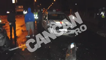 Un politist a ranit doi oameni dupa ce a intrat cu Logan-ul pe contrasens