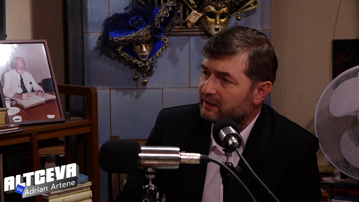 Academicianul Constantin Bălăceanu-Stolnici este invitatul lui Adrian Artene în cadrul podcastului „ALTCEVA cu Adrian Artene” / (foto: captură ecran)