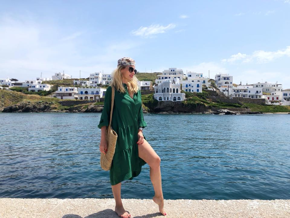 Andreea Bănică a plecat în vacanță cu soțul, în Grecia