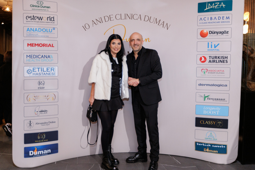 Clinica Duman a sărbătorit 10 ani de excelență medicală printr-o Gală cu 300 de invitați și o licitație caritabilă unde s-au strâns 20.000 de euro