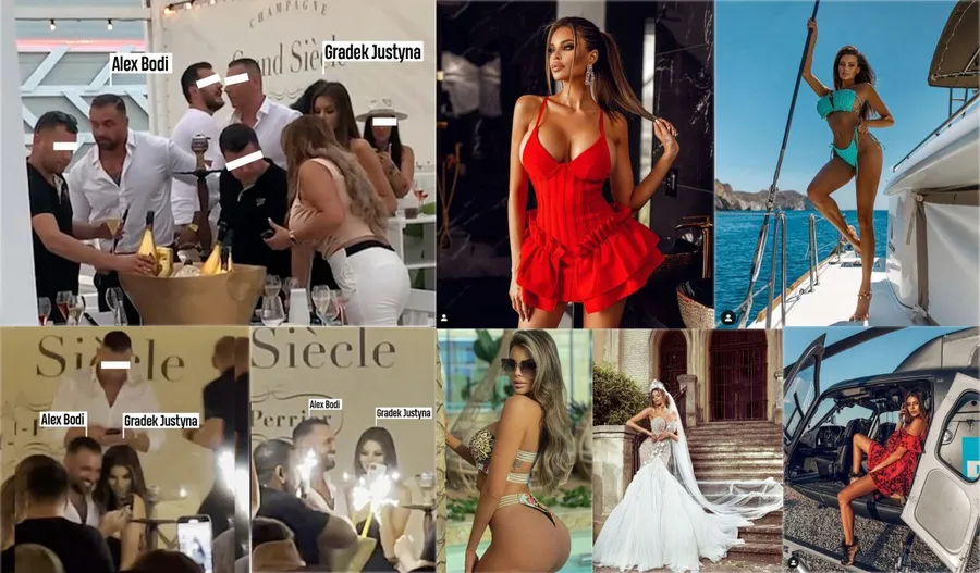 Fericit că Justyna Gradek îi este alături, Alex Bodi a comandat mai multe sticle de Armand de Brignac. Șatena focoasă este obișnuită cu stilul de viață de lux, ea având mulți bani în cont. În plus, ea s-a iubit în urmă cu trei ani cu designerul Philipp Plein © CANCAN.RO & Instagram