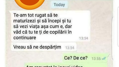 Bancul sfârșitului de săptămână | "Te-am rugat să te maturizezi"