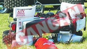 Bunicul pastreaza ATV-ul ucigas in curtea casei