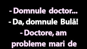 BANC | Bulă are probleme cu memoria