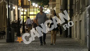 Unde au plecat' in vacanta Madalin Ionescu si Cristina Siscanu...in Centrul Vechi! Uite ce romantic au iesit la promenada noaptea!
