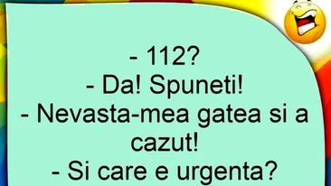 Bancul începutului de săptămână | Nevastă-mea gătea și a căzut!
