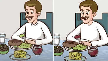 Test IQ pentru genii | Descoperă cele 3 diferențe în doar 8 secunde