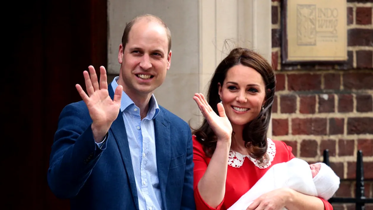 Primele imagini cu băiețelul nou-născut al familiei regale! Ce a răspuns prințul William referitor la numele bebelușului