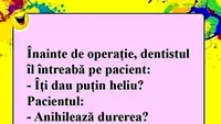 Bancul începutului de săptămână | Îți dau puțin heliu?