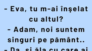 BANC | Adam, Eva și primul caz de adulter din istoria omenirii