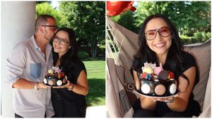 Andra și-a sărbătorit ziua de naștere cu Poliția la ușă. Cătălin Măruță și copiii și-au dat toată silința să o facă să zâmbească, după ce hărțuitorul ei a fost internat la Psihiatrie