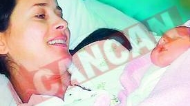 Primele fotografii cu bebelusul Madalinei Manole