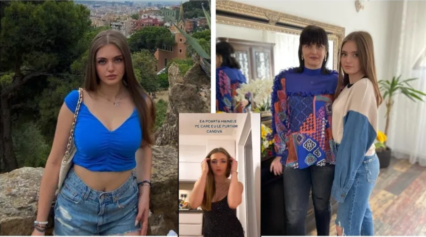 Daria, alături de mama ei, deputata trecută de la PSD la PNL