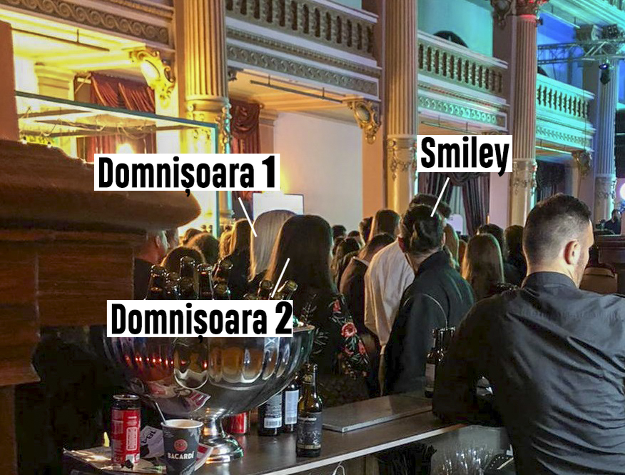 Smiley, companie ”calificată” la o petrecere mondenă