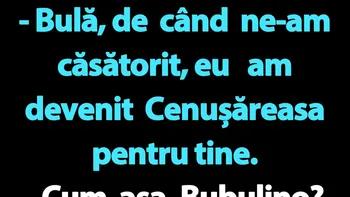 BANC | Bulă și Cenușăreasa