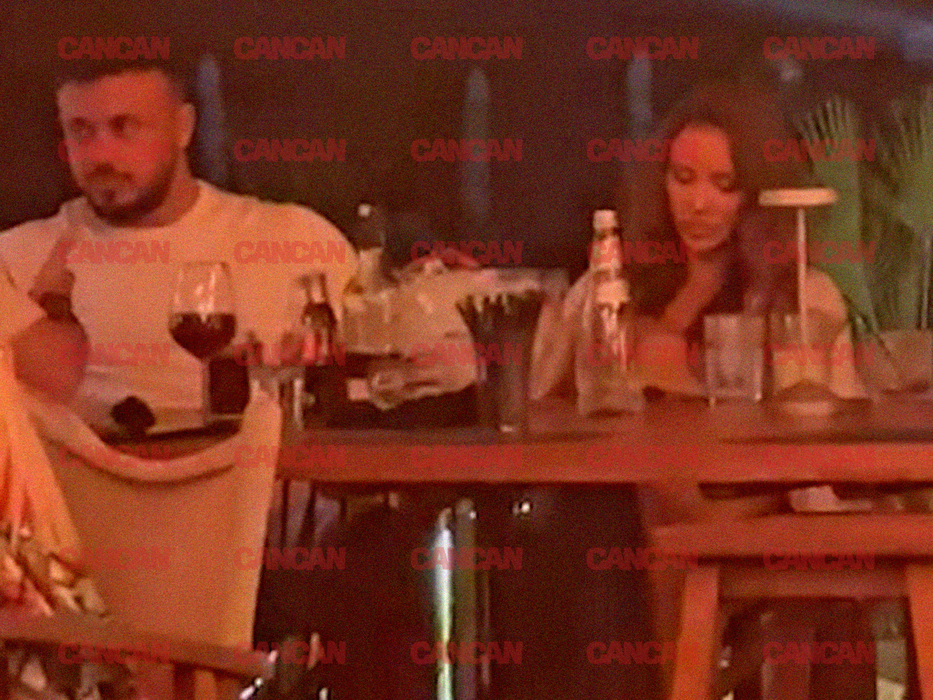 Gabi Bădălău și Bianca Drăgușanu, la masă, la Nuba