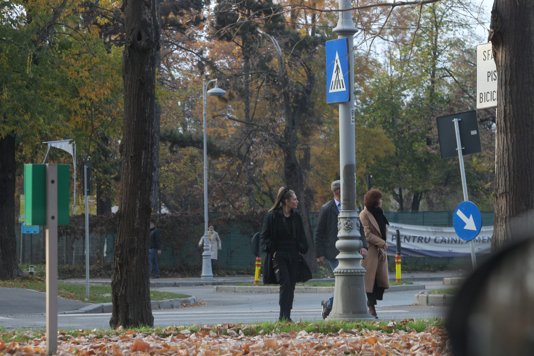 Romanița Iovan și apropiații ei, la plimbare