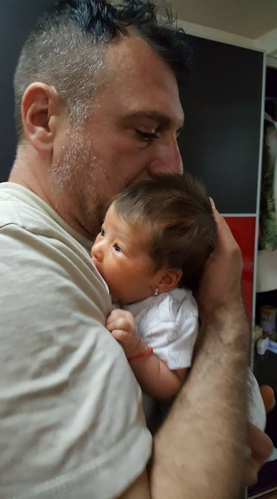 Christian Sabbagh şi fetiţa