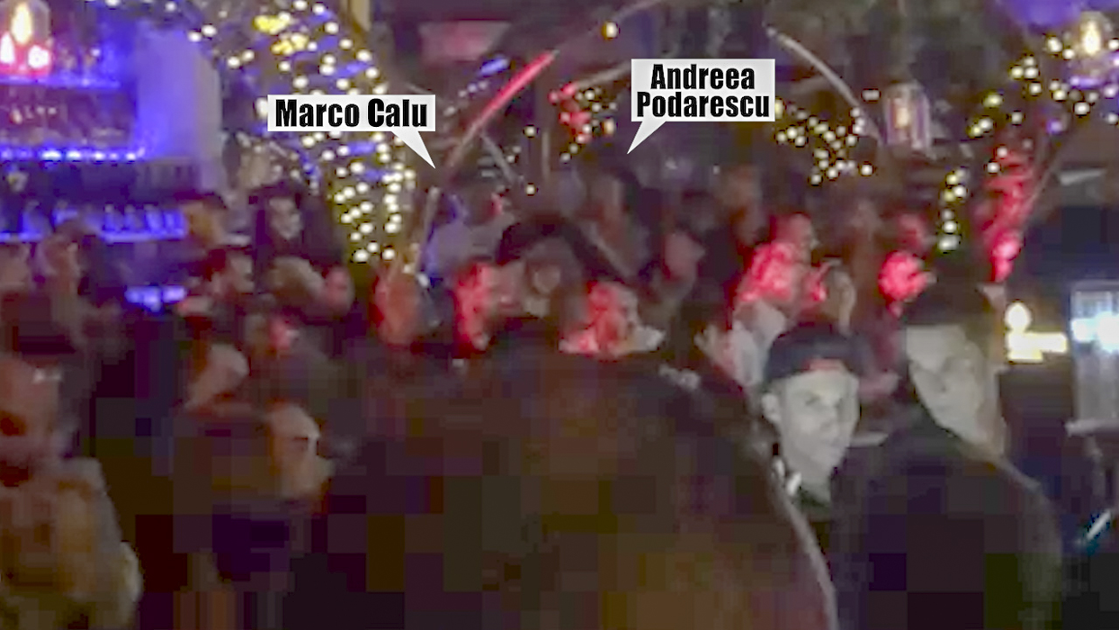 Marco Calu și Andrea Podărescu au petrecut la NUBA