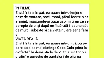 Bancul începutului de săptămână | În filme VS viața reală