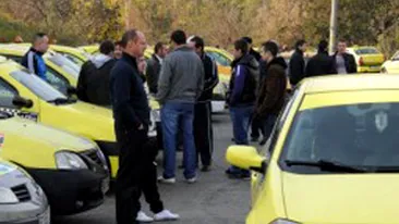 Aproximativ 150 de taximetristi au iesit la miting in Ploiesti!