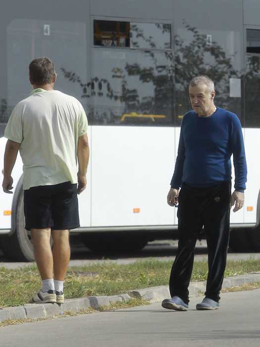 Gigi Becali, “vizită de lucru” pe șantierele din Pipera