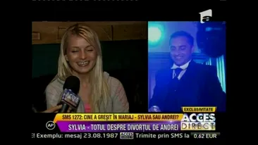 Sylvia, cu ochii in lacrimi dupa divortul de Andrei: Am trait o poveste frumoasa de iubire! Acum vreau sa imi fac ordine in ganduri!