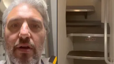 În fiecare avion există o cameră secretă. Unde duc, de fapt, scările din imagine. Un pilot a făcut totul public