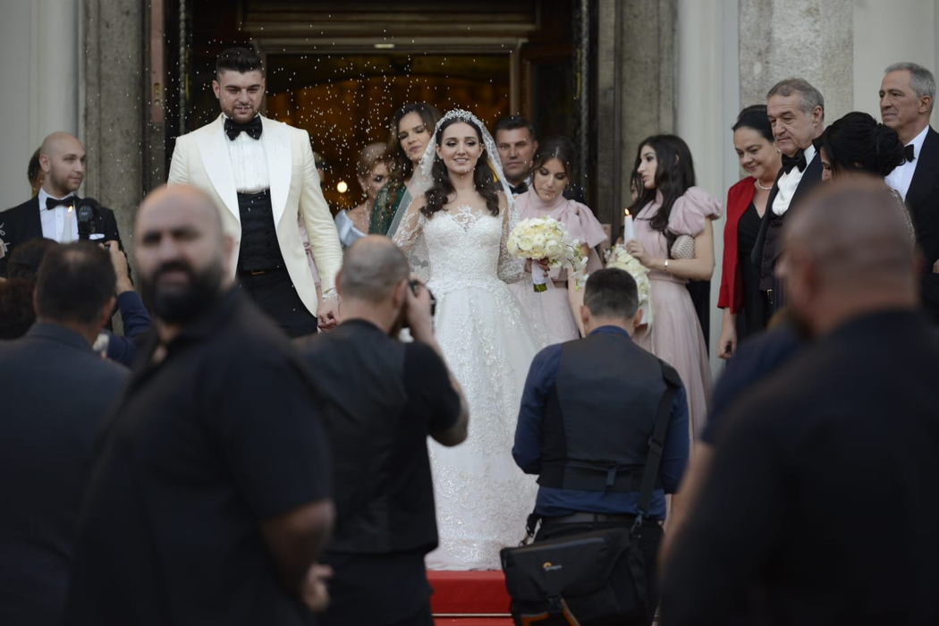 Nunta fiicei lui Gigi Becali a fost un moment emoționant pentru toți cei prezenți