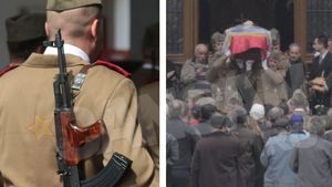 MIRCEA ALBULESCU a fost înmormântat cu onoruri militare. Ropote de aplauze pentru maestru!