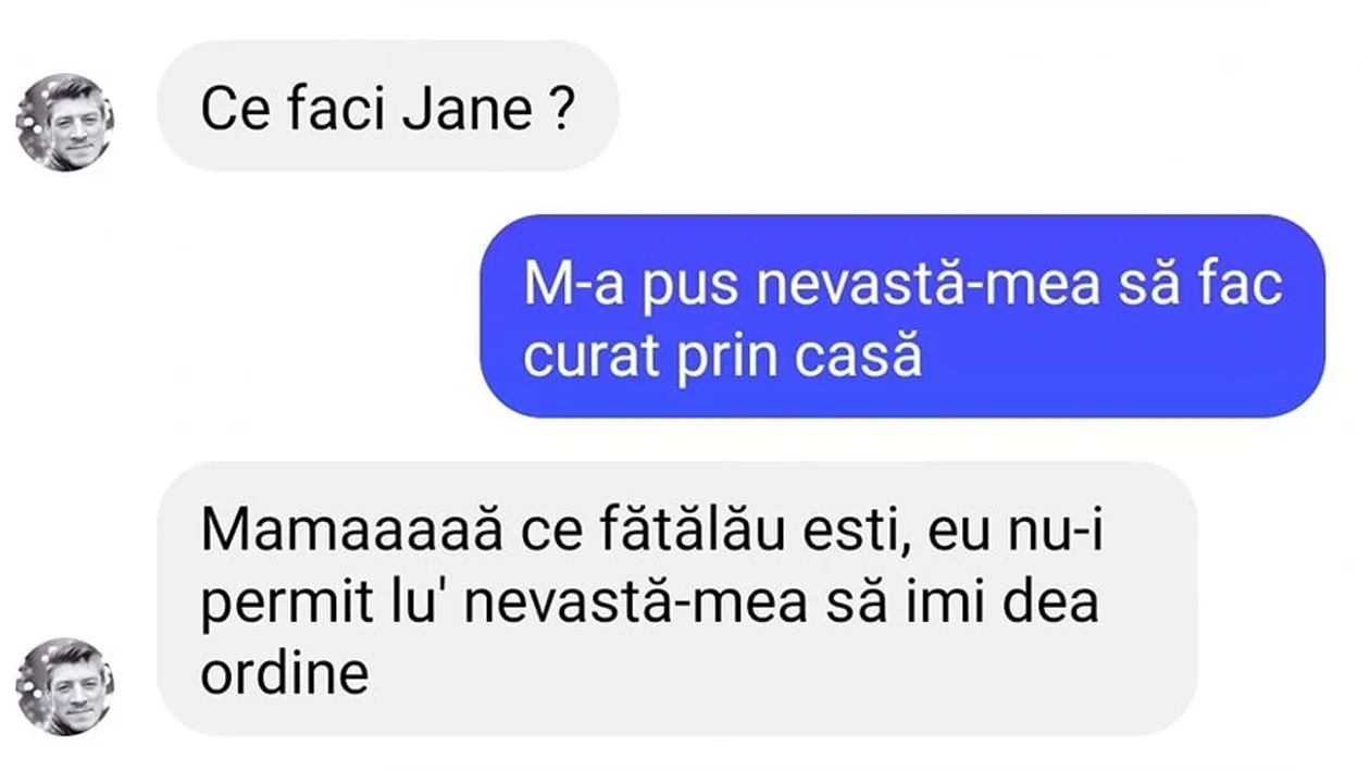 Bancul de sâmbătă | „M-a pus nevastă-mea să fac curat prin casă”