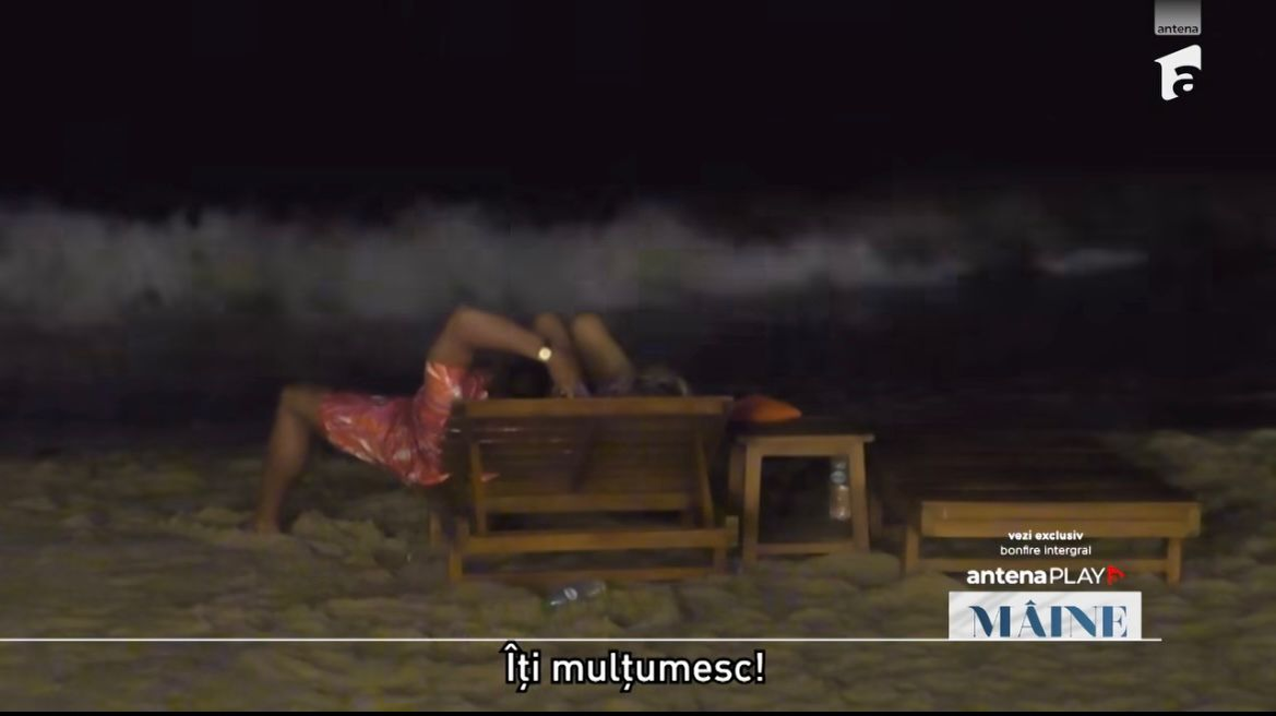 Ella și Teo, în ipostaze tandre/ Sursa foto: Antena 1