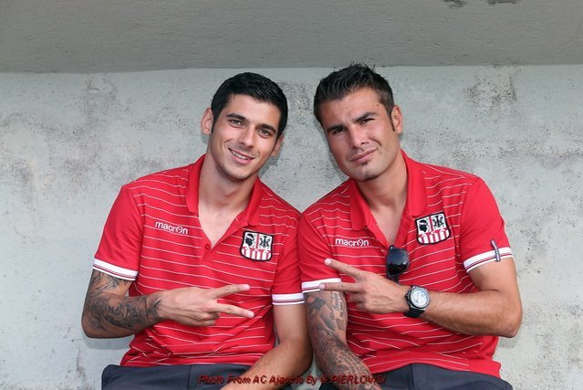 Ştefan Popescu, alături de Adi Mutu
