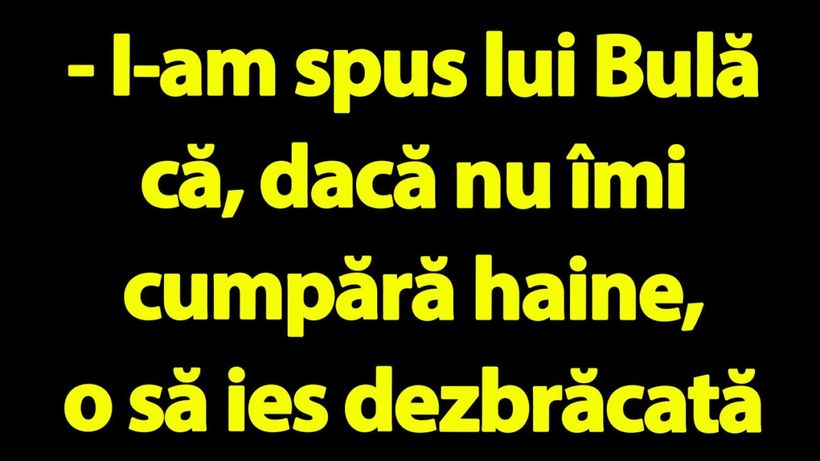 BANC | Răspunsul genial al lui Bulă