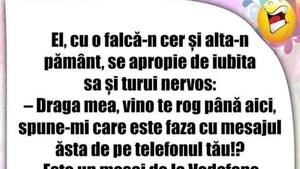 BANCUL ZILEI | "Vodafone îți scrie: 'Nu pot să trăiesc fără tine'?!"