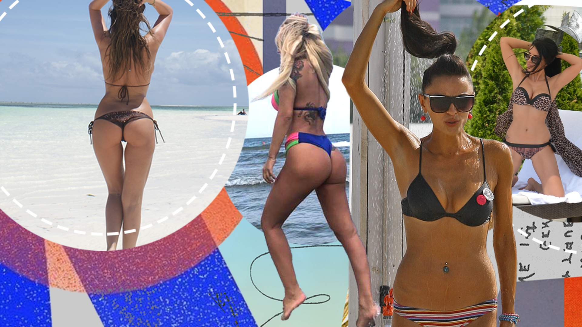 Cine o face mai bine? Cosmina Păsărin, Adelina Pestrițu, Anna Lesko sau Simona Trașcă? TOP 50 fete care se luptă cu părul, în costum de baie