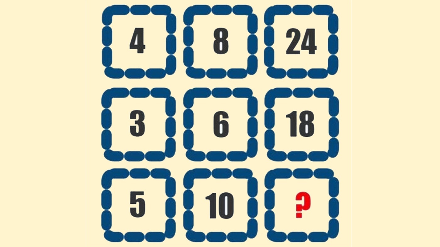 Test de inteligență | Identificați numărul lipsă din această imagine!